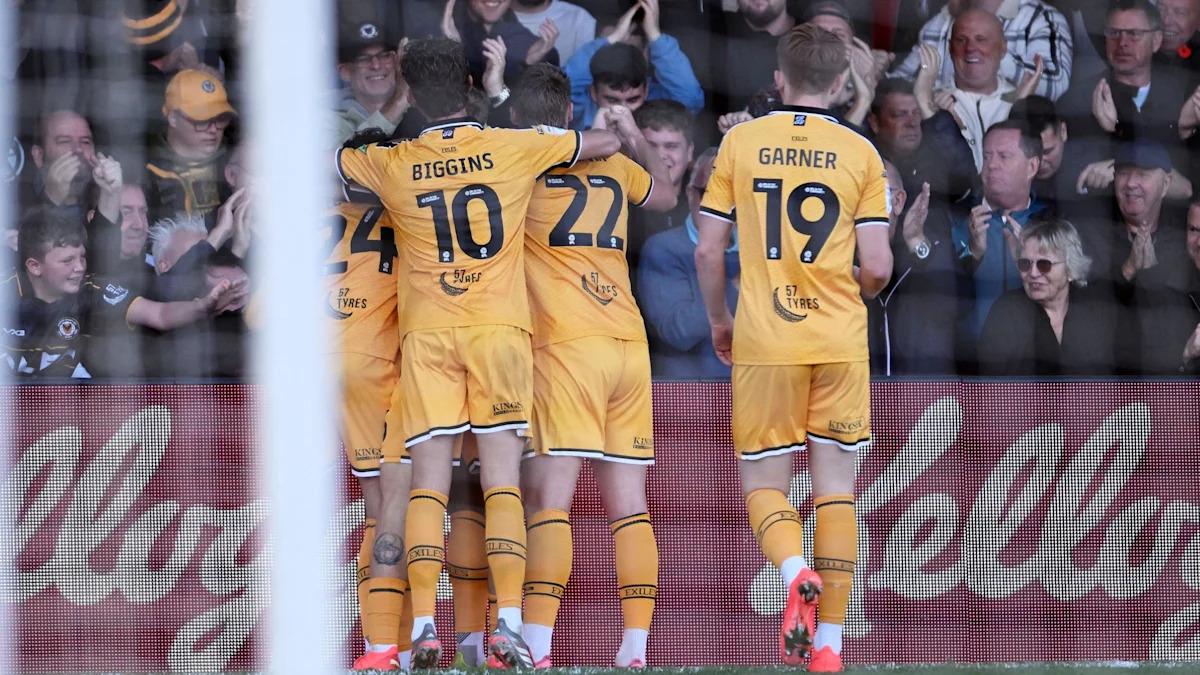 What's causing the growing optimism in Newport County?