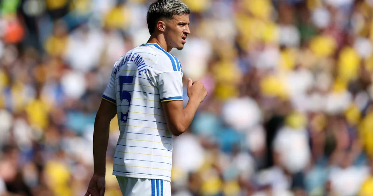 Leeds United sold the defender for £34million in January